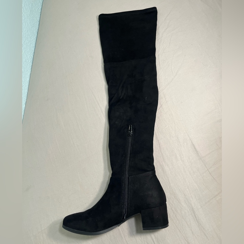 CHINESE LAUNDRY Festive Over The Knee Boot in Black Size 5.5 - Picture 8 of 16